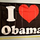 Barack Obama Flag I Love Obama Biden USA Poster Sign 3x5ft