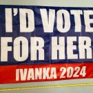 Donald Trump Flag I'd Vote For Her Ivanka Don Sign Poster 3x5ft Ivanka Flag