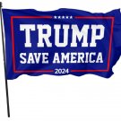 Trump 2024 Flag Save America 3x5 Ft Banner Garden Home