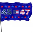 Pro Trump 45 47 President 2024 47th Potus Flag 3x5 Ft Outdoor Garden Decor Home