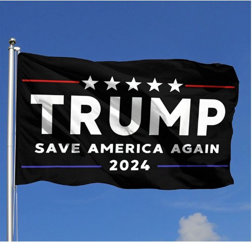 Trump 2024 Save America Again Flag Polyester 3x5ft