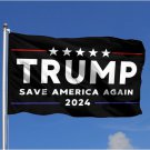 Trump 2024 Save America Again Flag Polyester 3x5ft