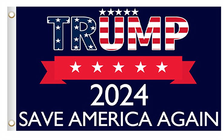 Donald Trump 2024 Flag Save America Again USA Sign 3x5ft New