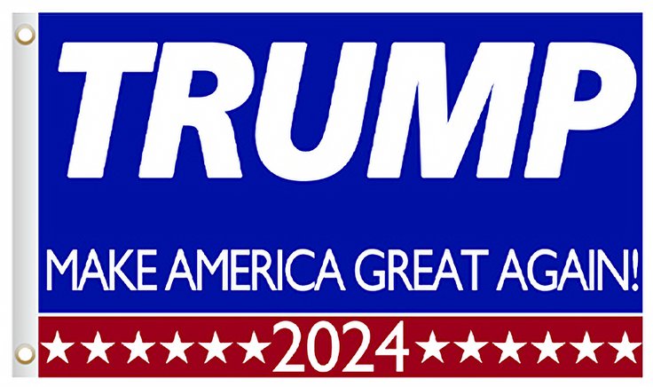 Trump 2024 Flag 3x5Ft Make America Great Again Banner