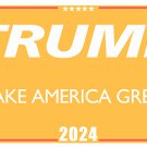 Trump 2024 Flag 3x5Ft Make America Great Again Banner Yellow New