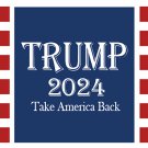 Donald Trump 2024 Flag Take America Back 3x5Ft Banner Polyester Printed - 3