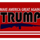 Trump Guns Flag Red Make America Great Again USA Sign 3x5ft