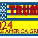 President Donald Trump 2024 Flag Yellow Make America Great 3x5ft Star With 2 Grommets