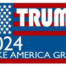 President Donald Trump 2024 Flag Blue Make America Great 3x5ft Star With 2 Grommets