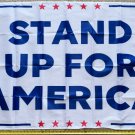 Donald Trump Flag Stand Up For America White Desantis USA Sign 3x5'