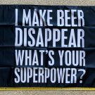 Beer Flag I Make Beer D USA Busch Light Bud Trump Sign Poster 3x5'