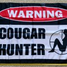 Beer Flag Cougar Hunter USA Busch Light Bud Trump Sign Poster 3x5'