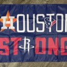 Houston Texans Astros Rockets Flag 3x5 ft Houston Strong Banner