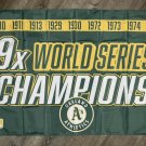 Oakland Athletics World Series Championship Flag 3x5 ft Sports Banner A's