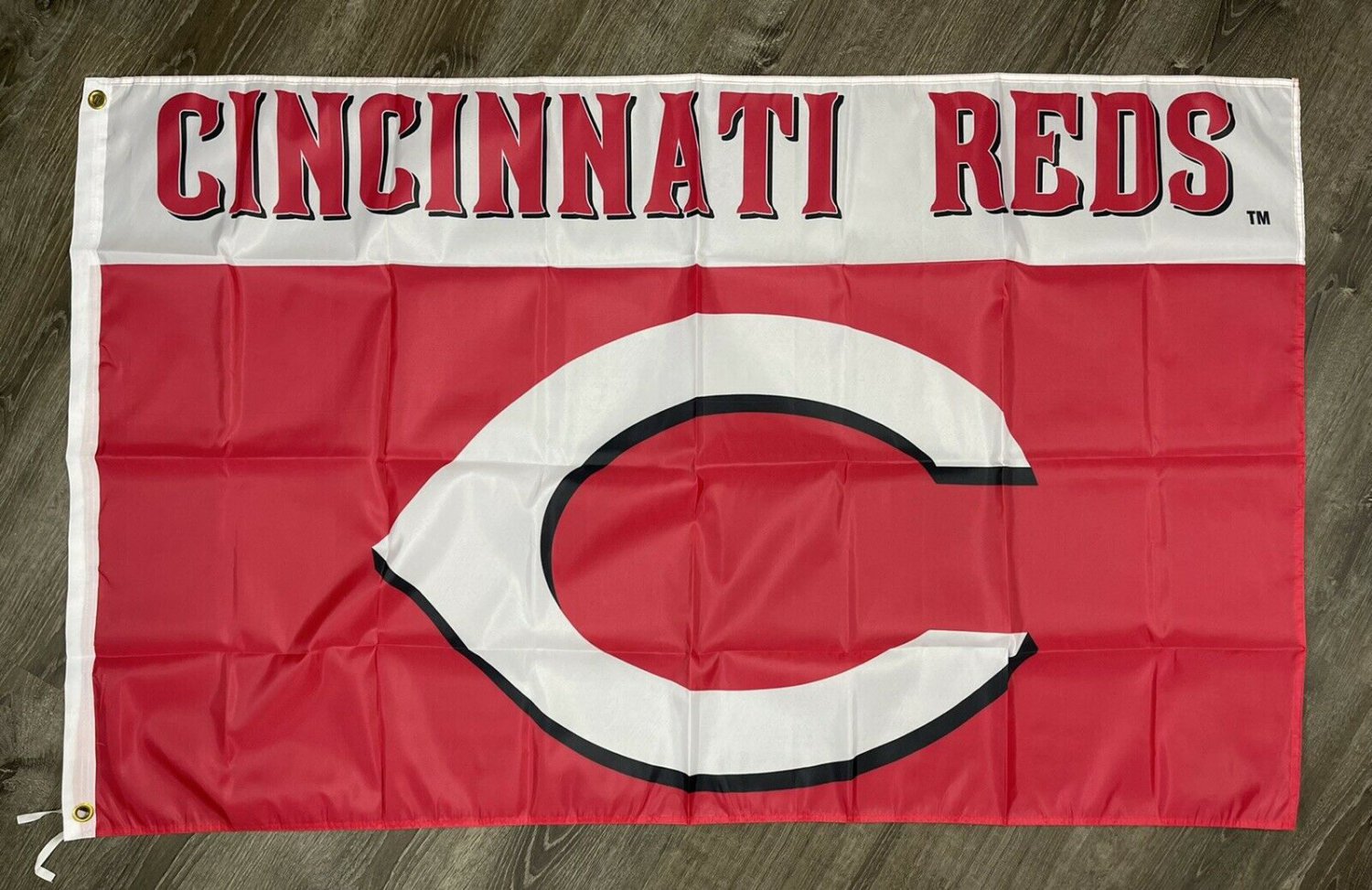 Cincinnati Reds Retro Logo Flag 3x5 Ft Sports Red Banner Man-Cave ...