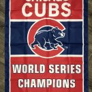 Chicago Cubs World Series Championship Flag 3x5 ft Sports Banner Man-Cave