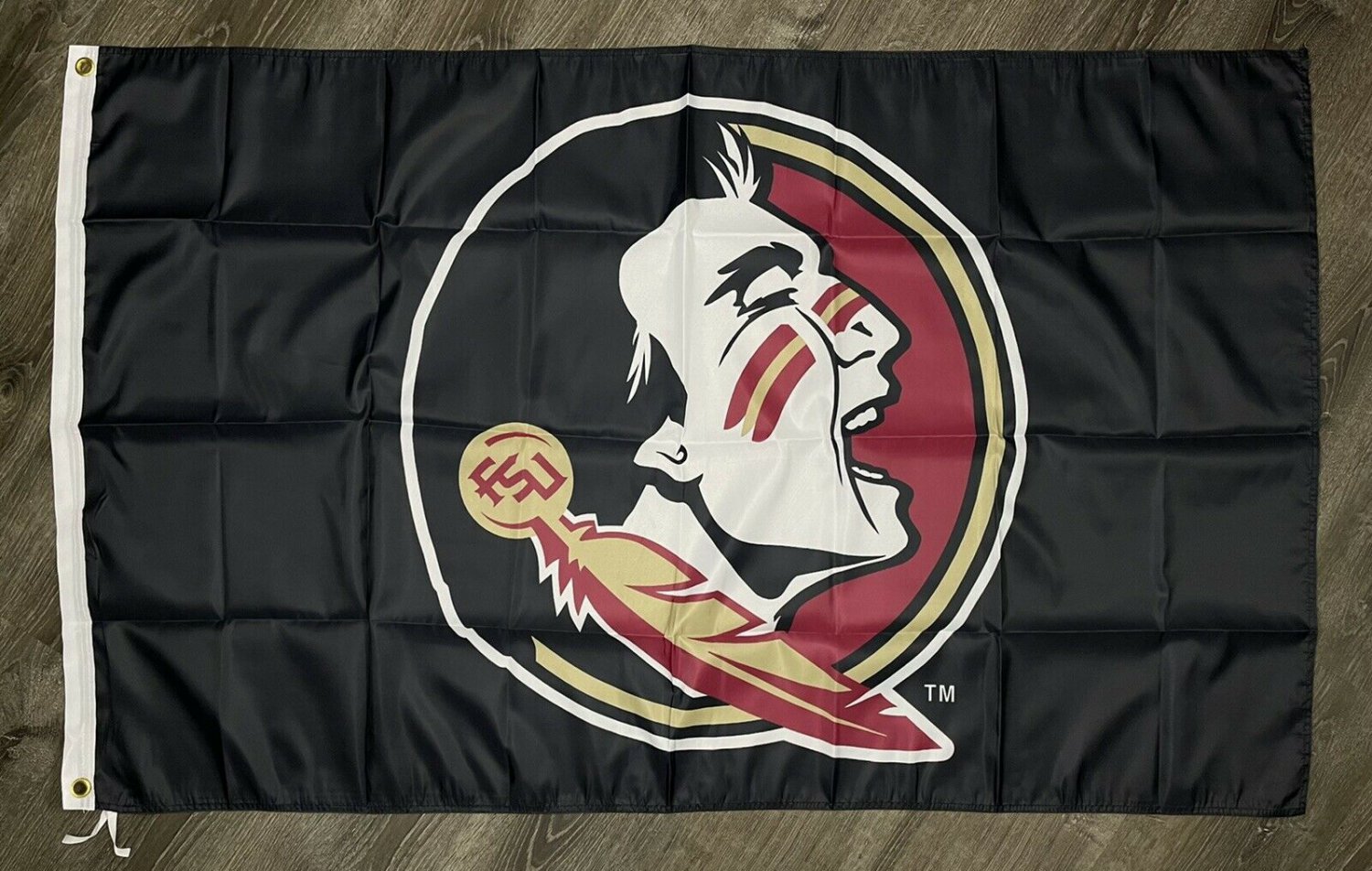 Florida State Seminoles Flag 3x5 ft Sports Black Banner Man-Cave Garage