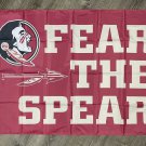 Florida State Seminoles "Fear The Spear" Flag 3x5 ft Red Sports Banner Man-Cave