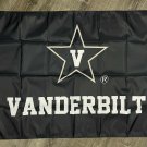 Vanderbilt Commodores Logo Flag 3x5 ft Black Sports Banner Man-Cave Garage