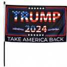 Trump 2024 Flag - Take America Back - 3x5 ft With 2 Grommets