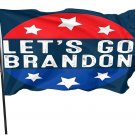 "Let’s Go Brandon"Flag for Wall College 3x5 Ft  Red Blue with Brass Grommets