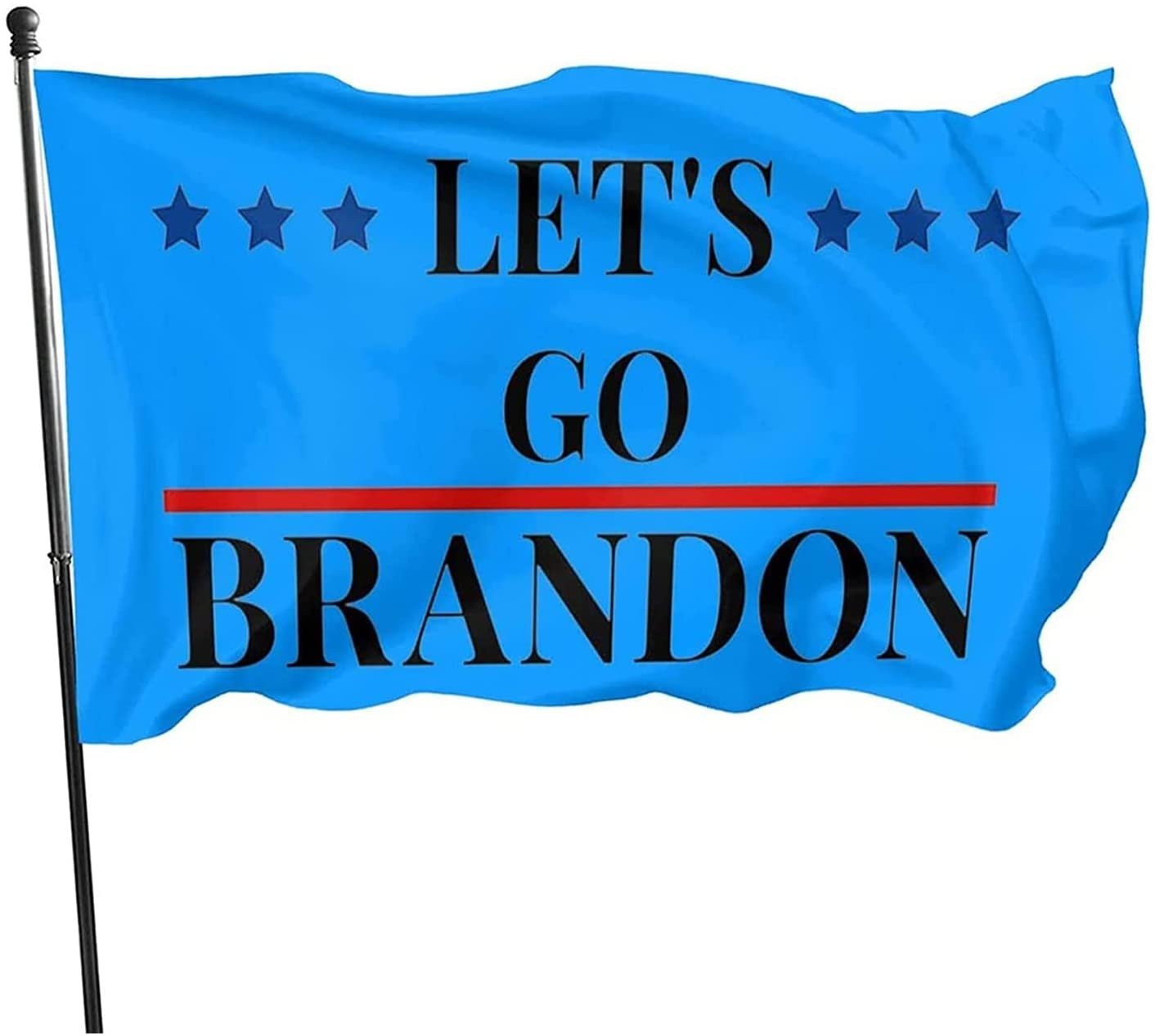"Let&acirc;��s Go Brandon"Flag for Wall College 3x5Ft Blue with Brass Grommets