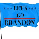 "Let’s Go Brandon"Flag for Wall College 3x5Ft Blue with Brass Grommets