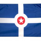 City of Indianapolis Flag Banner 3x5 Feet Indiana Indy IN USA Man Cave