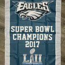 Philadelphia Eagles Super Bowl Championship Flag 3x5 ft Banner Man-Cave Bar