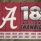 Alabama Crimson Tide National Champions Flag 3x5 ft Football Banner Man-Cave