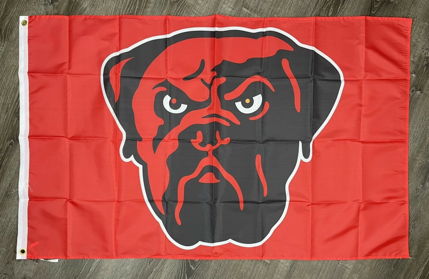 Cleveland Browns Retro Logo Flag 3x5 ft Sports Orange Banner Man-Cave Garage Bar