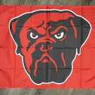 Cleveland Browns Retro Logo Flag 3x5 ft Sports Orange Banner Man-Cave Garage Bar