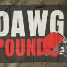 Cleveland Browns Dawg Pound Flag 3x5 ft Sports Brown Banner Man-Cave Garage Bar