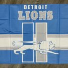 Detroit Lions Retro Style Man-Cave Flag 3x5 ft Sports Banner Garage