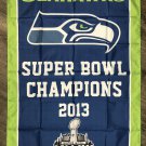 Seattle Seahawks Super Bowl Championship Flag Vertical 3x5 ft Sports Banner Man-Cave