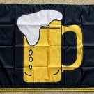 Beer Flag Beer Mug Black Drink Busch Bud Twisted Sign Poster USA 3x5'
