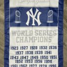 New York Yankees World Series Championship Flag 3x5 ft Vertical Sports Banner