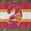 Tampa Bay Buccaneers Retro Man-Cave Flag 3x5 ft Red Sports Banner Garage New