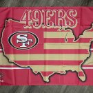San Francisco 49ers Flag 3x5 ft Sports Football Banner Man-Cave Garage