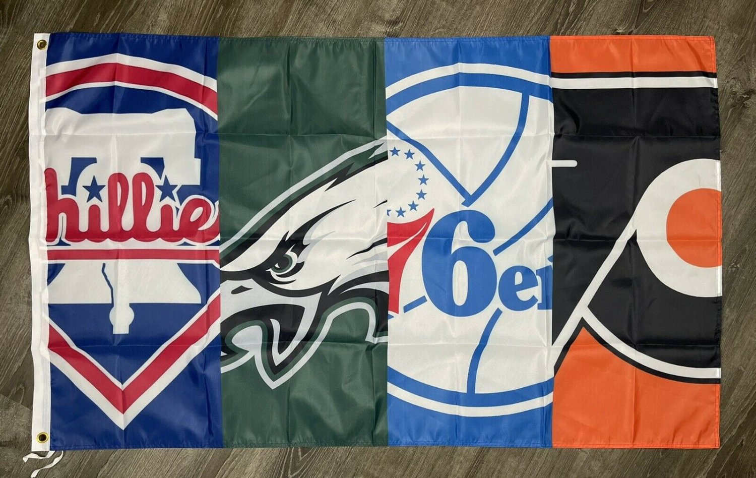Philadelphia Eagles 76ers Flyers Phillies Flag 3x5 Ft Sports Banner Man Cave Bar