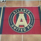 Atlanta United FC Wincraft Red Black Indoor Outdoor Deluxe Flag