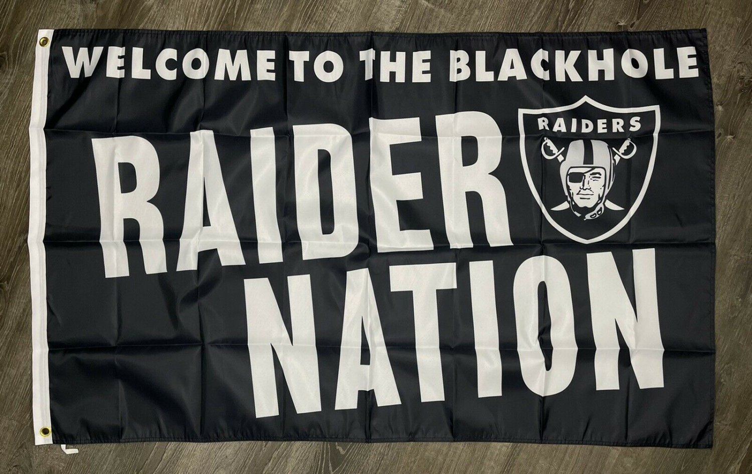 Oakland Raiders Nation Flag 3x5 Ft Man Cave Banner Flag The Blackhole