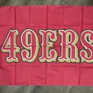 San Francisco 49ers Retro  Flag 3x5 ft Sports Red Banner Man-Cave Garage Bar