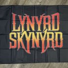 Lynyrd Skynyrd Flag 3x5 ft Black Red Yellow Banner Rock and Roll Van Zant Man-Cave Pub Bar
