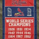 St. Louis Cardinals World Series Championship Flag 3x5 ft Banner Man-Cave