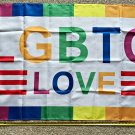 Equality Flag LGBTQ Love Peace Happy Freedom USA Sign Poster 3x5'