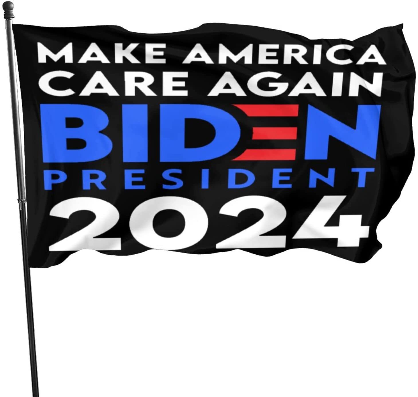 Joe Biden 2024 Flag Make America Care Again Biden President Flag 3x5 Ft