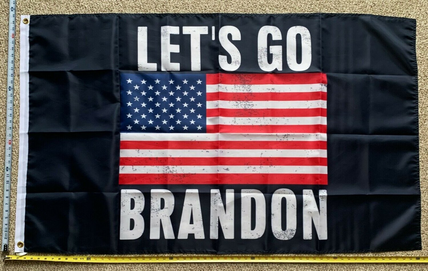 Donald Trump Flag Let's Go Brandon BMF MAGA Desantis Sign USA 3x5'