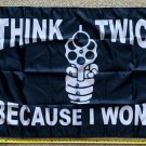 Donald Trump Flag Think Twice I Won't Guns Desantis USA Sign 3x5'