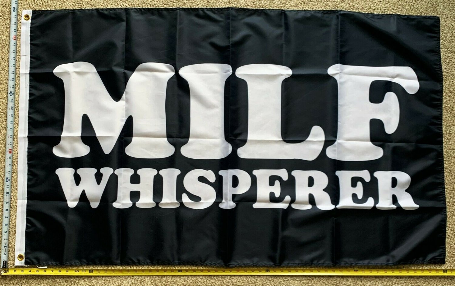 MILF Flag Milf Whisperer B Beer Busch Bud Trump Sign Poster 3x5'